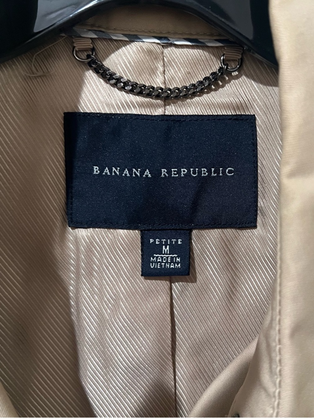 Banana Republic Beige classic Trench style Jacket.